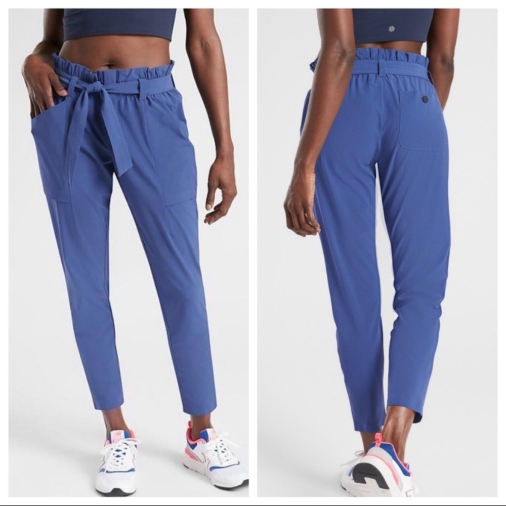 Athleta Skyline paper bag pants